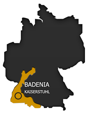 mapa badenia kaiserstuhl